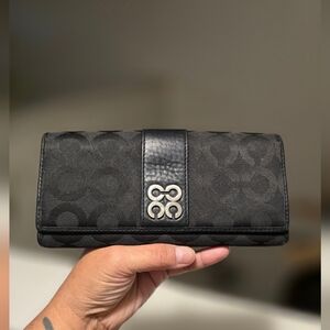Coach Vintage Julia Op Art Slim Envelope Wallet